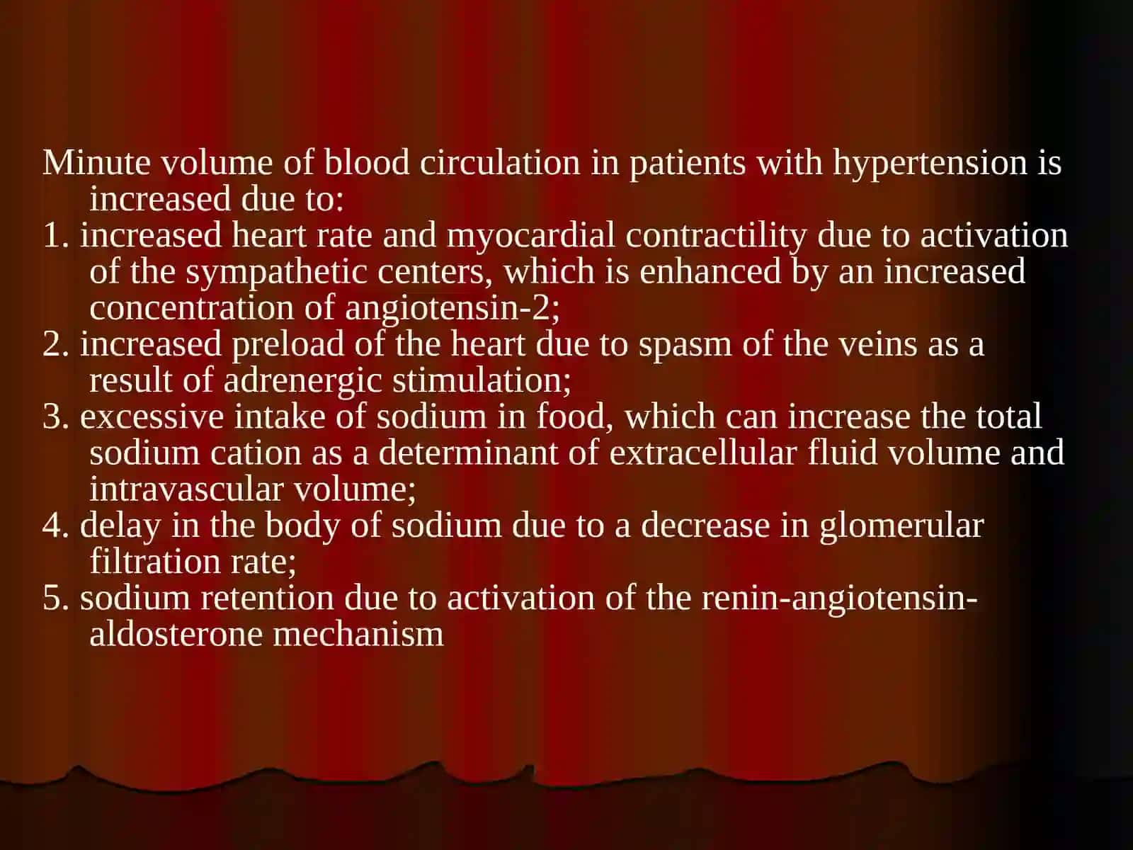 PATHOPHYSIOLOGY OF THE CARDIOVASCULAR SYSTEM 4