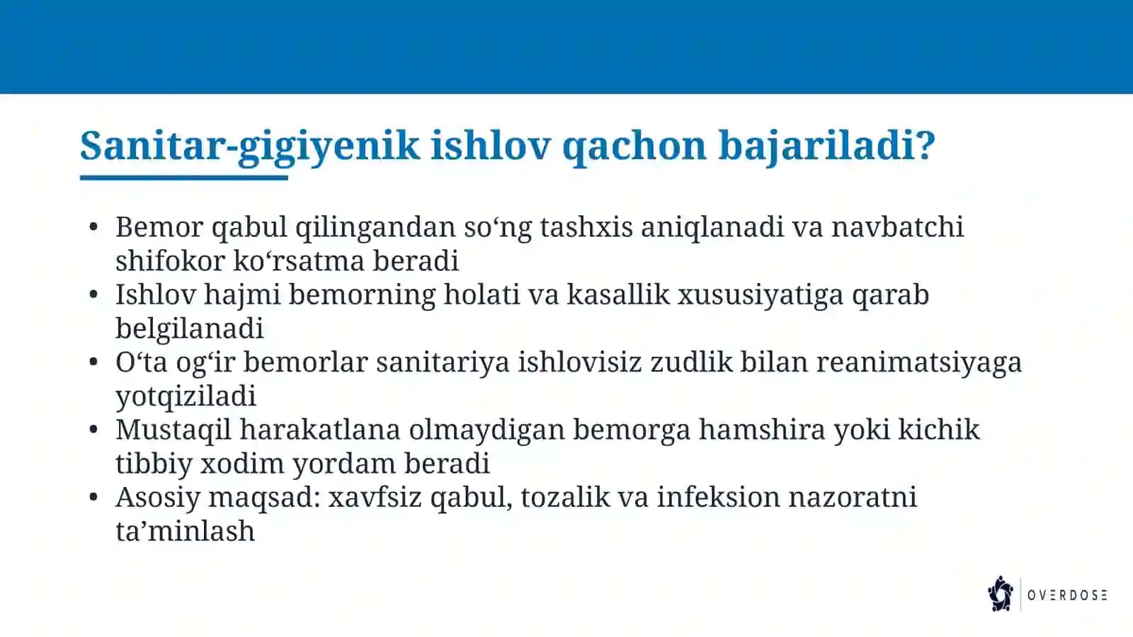 Bemor shaxsiy gigiyenasini taʼminlash va bemorlarni ovqatlantirish 4