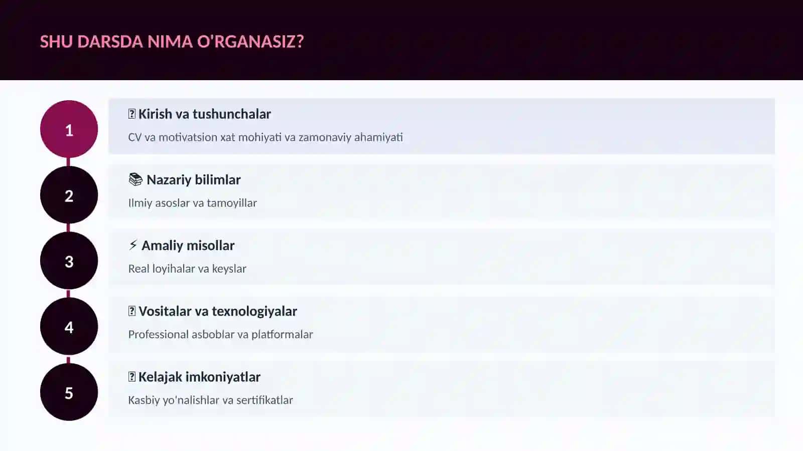 CV va motivatsion xat 4