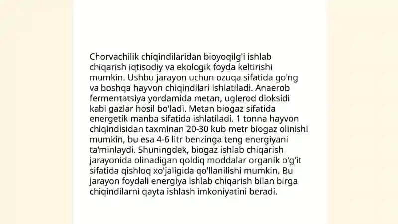 Chorvachilik chiqindilarini boshqarish 4