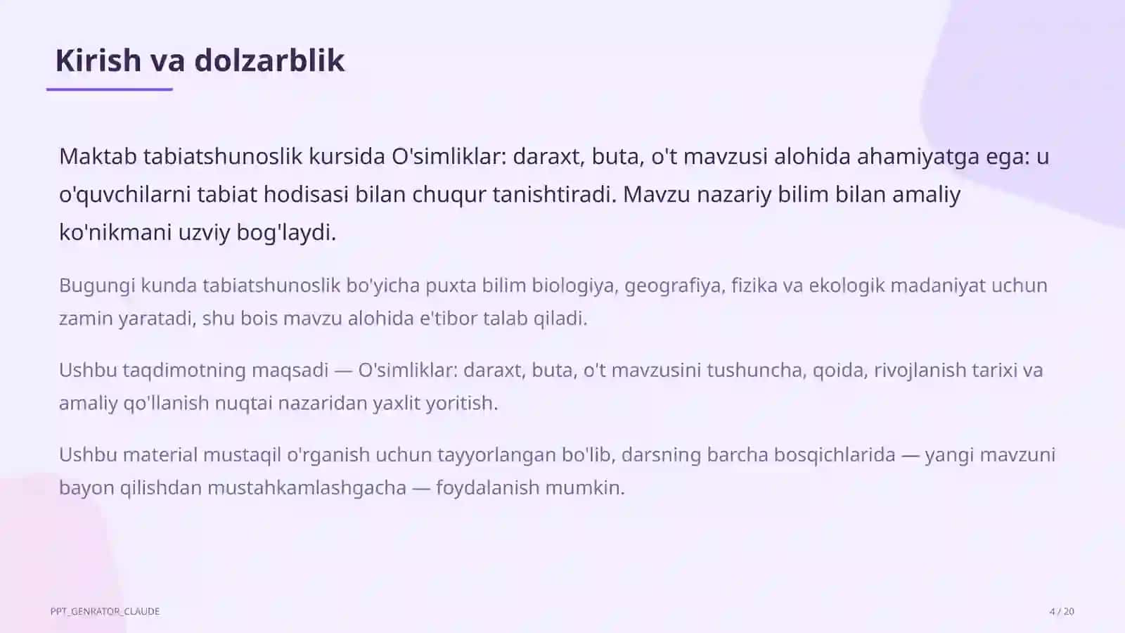 Tabiatshunoslik 4