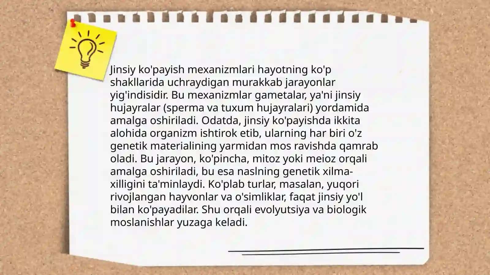 Organizmning koʻpayishi. Postembrional rivojlashning umumiy qonuniyatlari 4