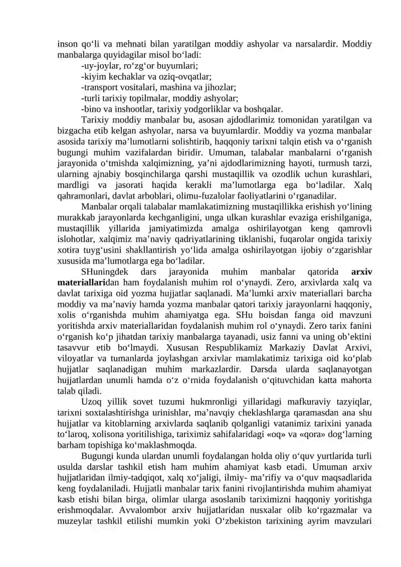 KIRISH.“O‘ZBEKISTONNING ENG YANGI TARIXI” O‘QUV FANINING PREDMETI, MAQSADI VA VAZIFALARI, NAZARIY-METODOLOGIK TAMOYILLARI. 4