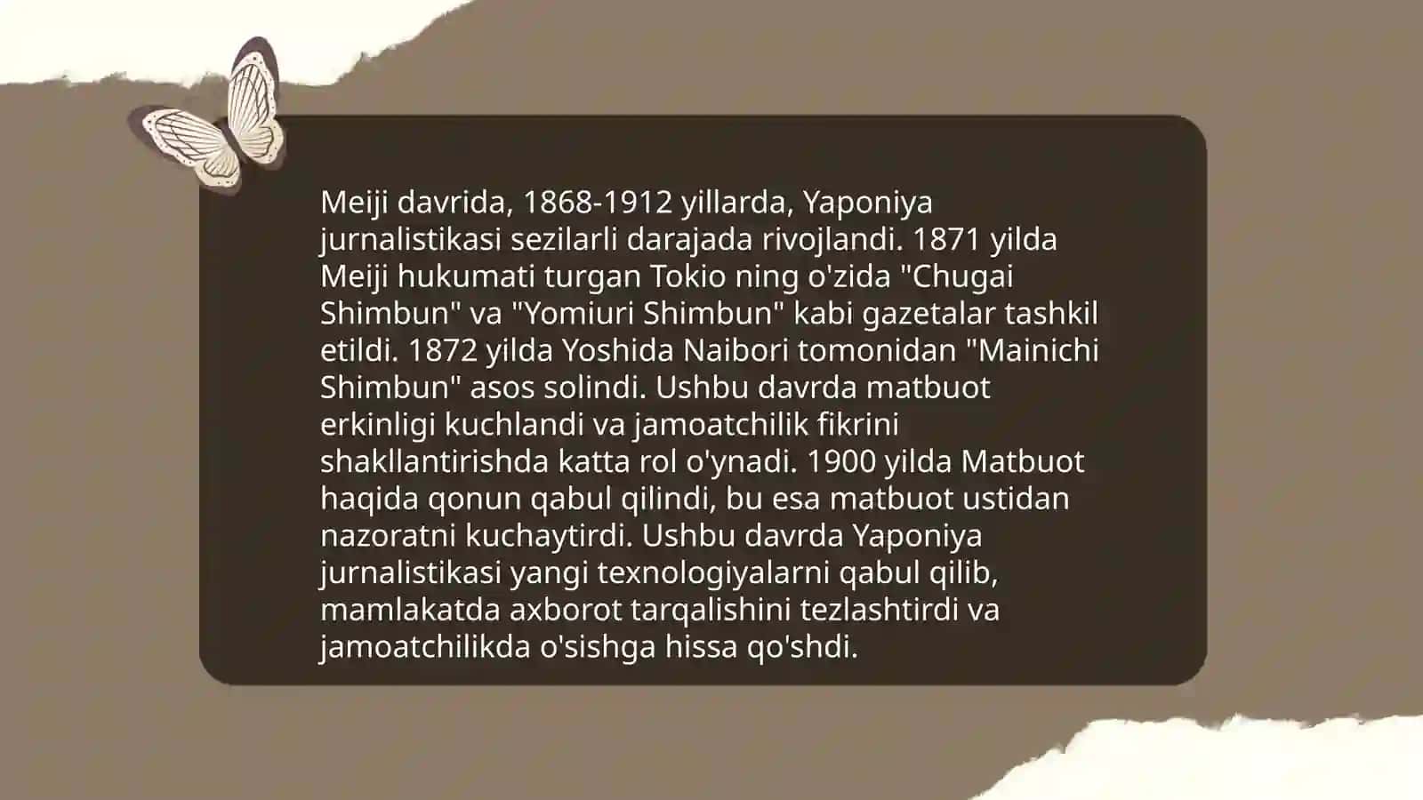 Yaponiya va Korea jurnalistikasi taraqqiyoti 4