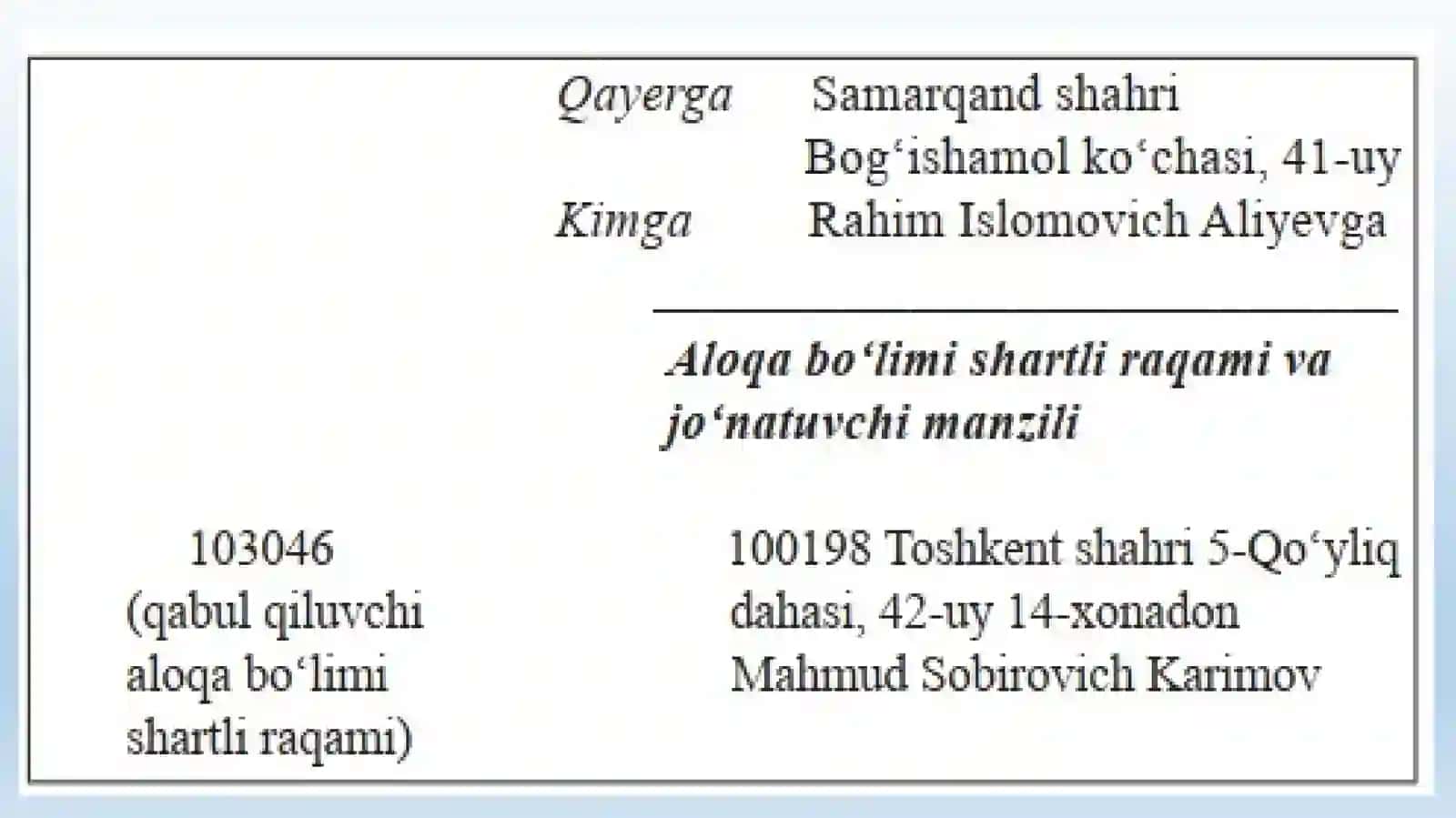 XIZMAT YOZISHMALARI 4