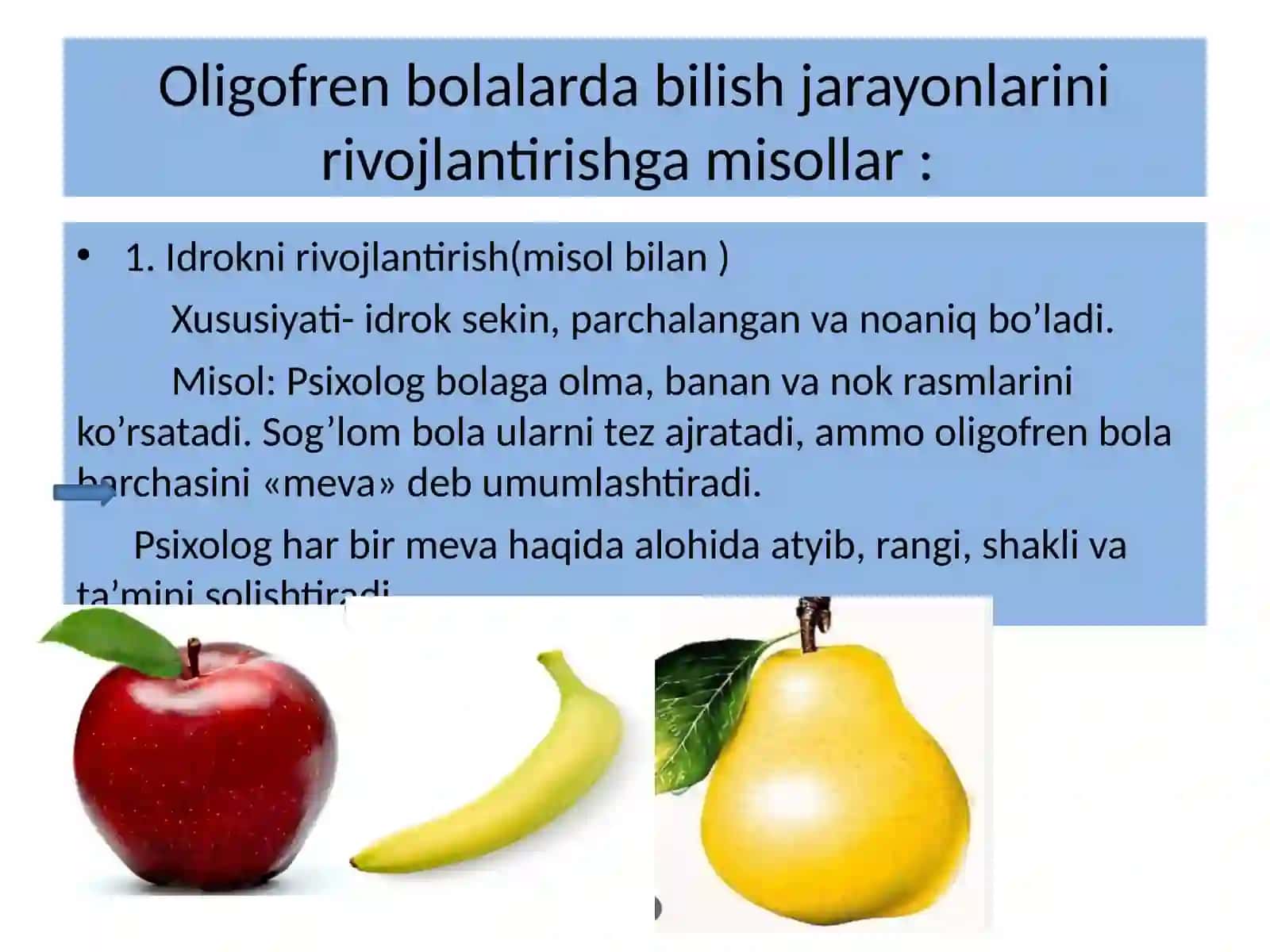 Oligofren bolalarda bilish jarayonlarining rivojlanishida psixologik yondashuv 4