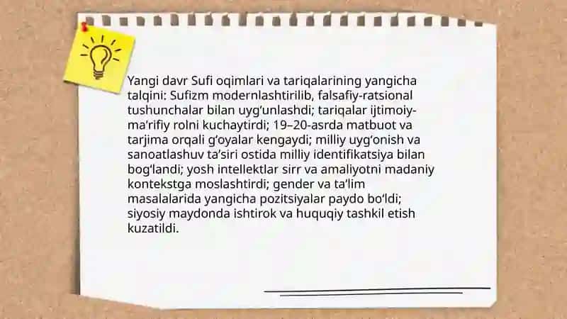Yangi davr Sharq tasavvufi 4