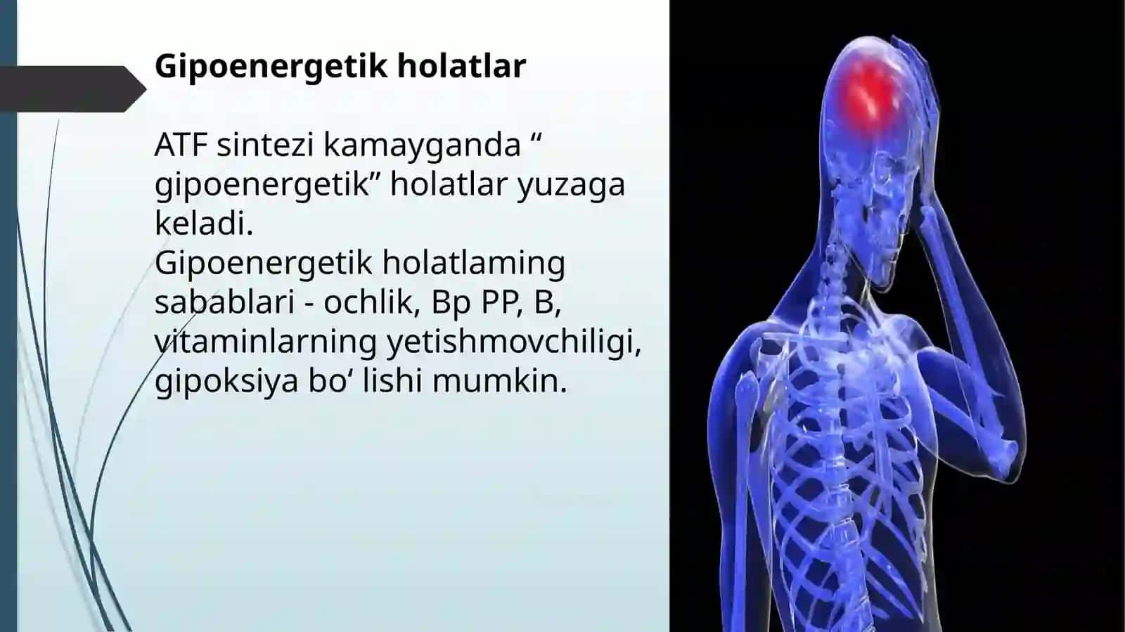 Gipoenergetik holatlar 4