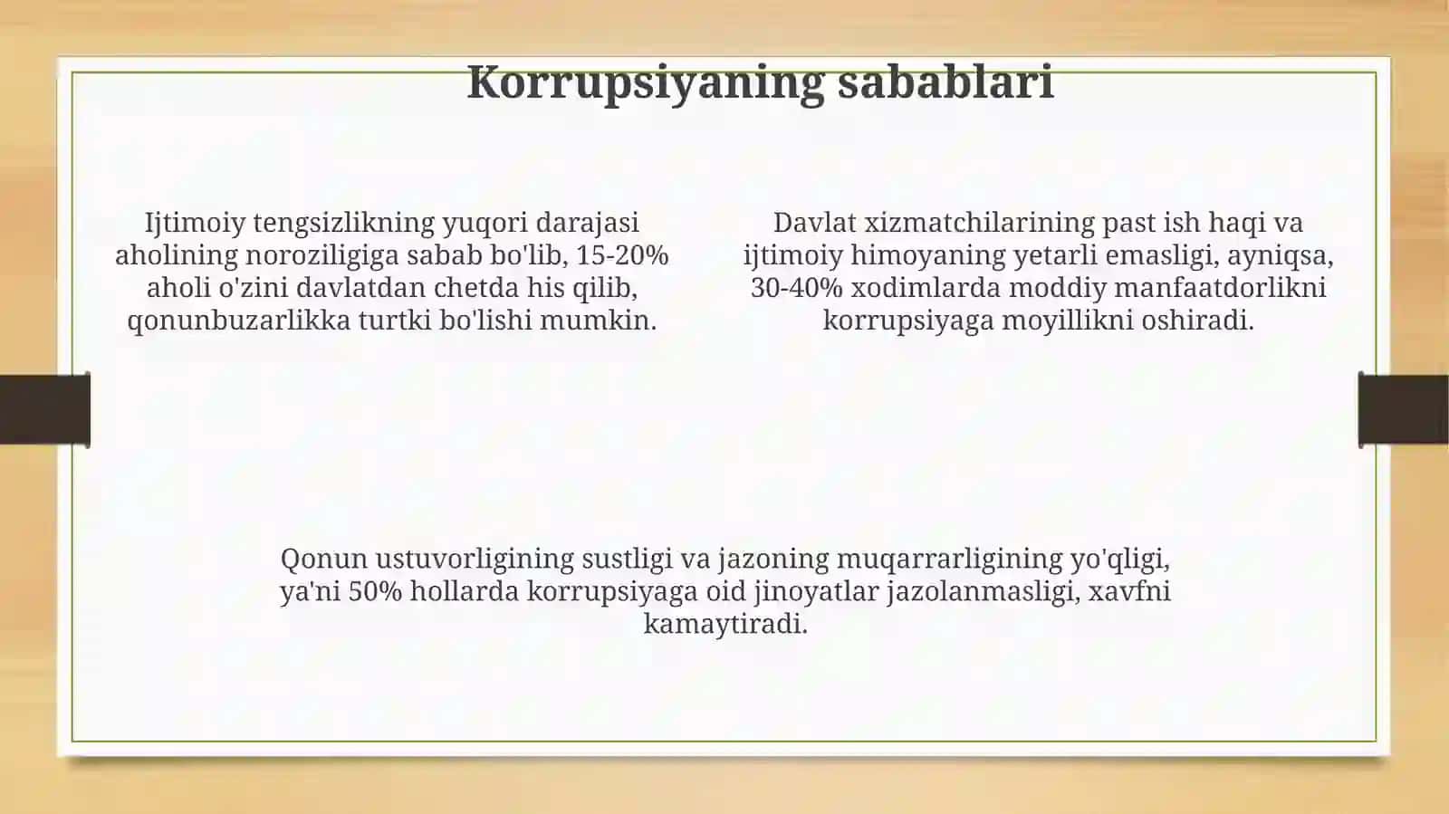 Korrupsiyaning mohiyati va uning oqibatlari 4