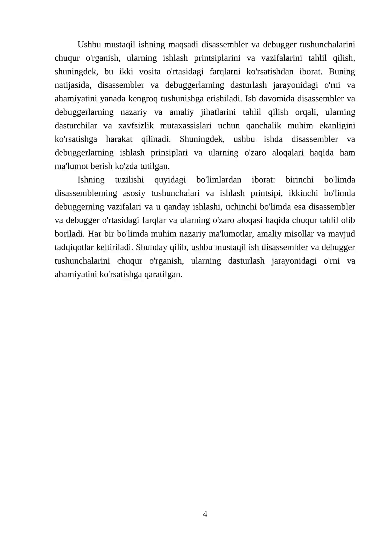 Disassembler va debugger tushunchasi 4