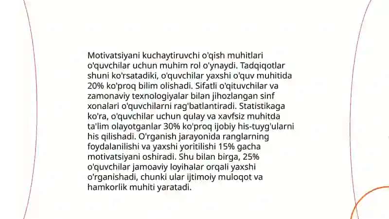 O'qish motivlari va motivatsiyalari 4