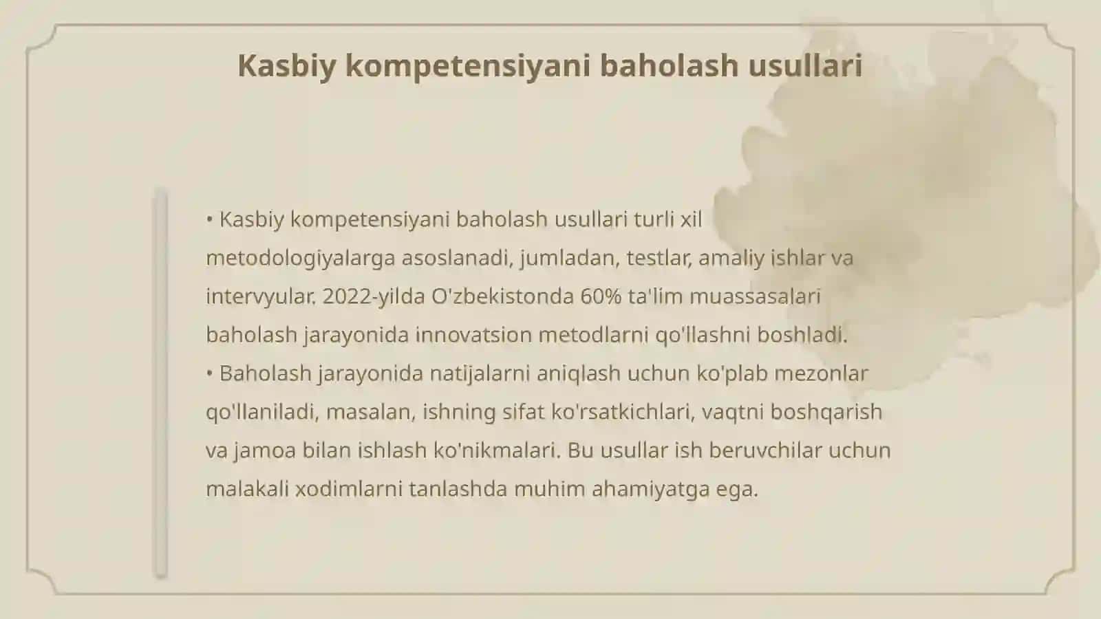 Kasbiy kompetensiya va uni rivojlantirish yo‘llari 4