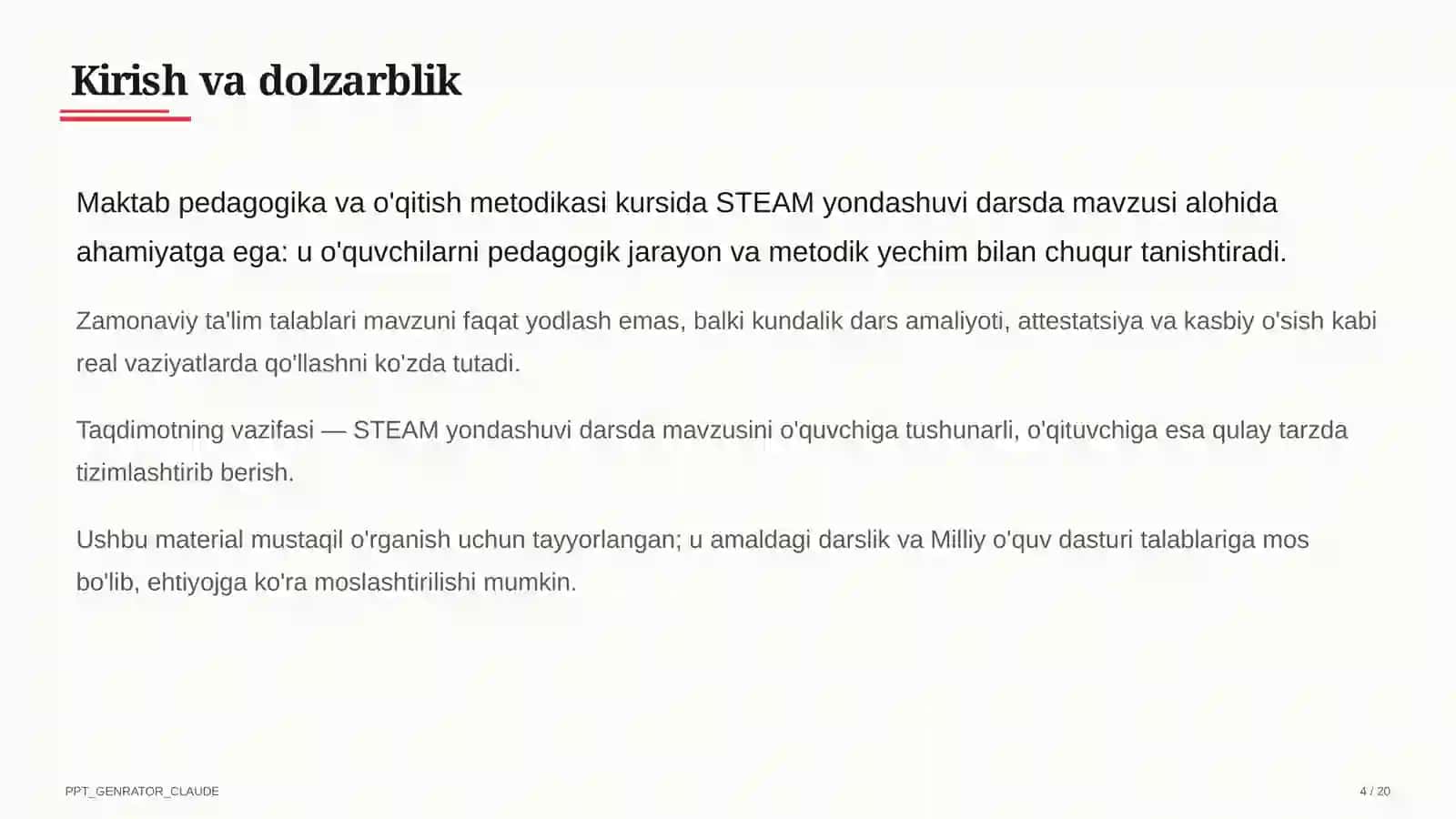STEAM yondashuvi darsda 4