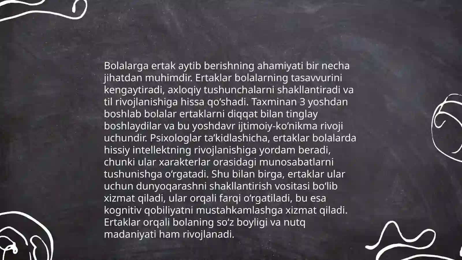 Boshlang'ich sinf tarbiya jarayonida xalq og'zaki ijodi namunalardan foydalanish 4