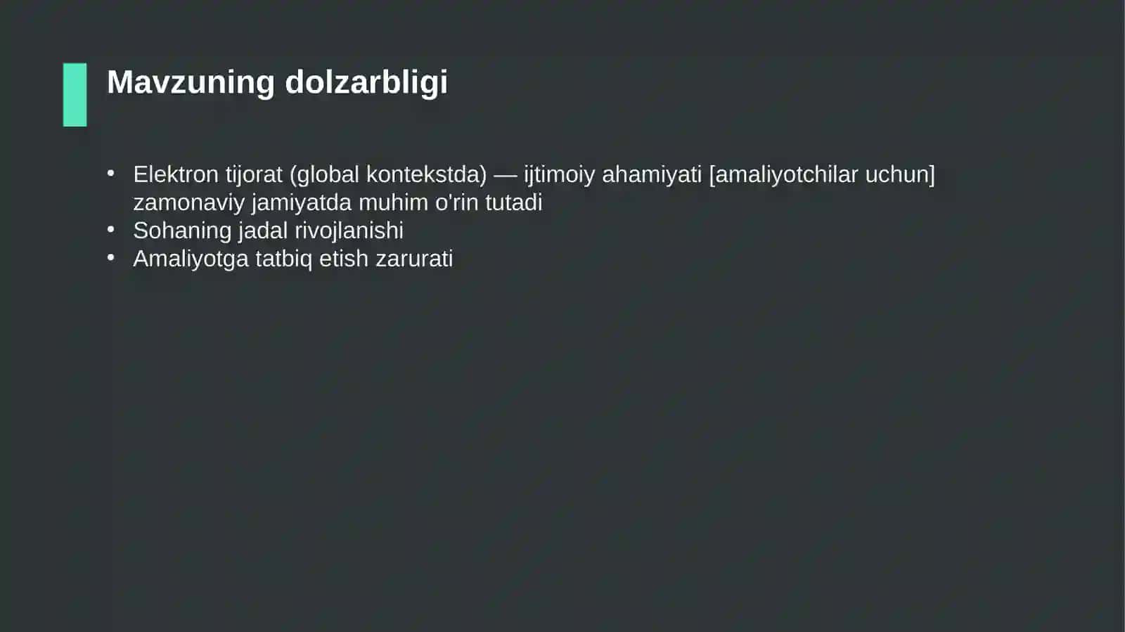 Elektron tijorat (global kontekstda) — ijtimoiy ahamiyati [amaliyotchilar uchun] 4