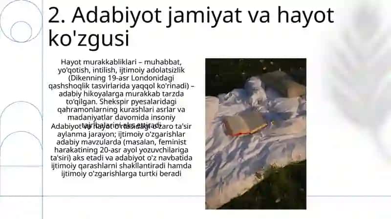 Hayot va adabiyot 4