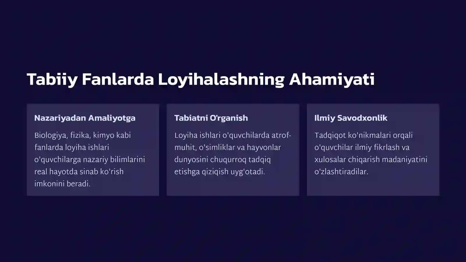 O'rta Kompleks Maktablarda Tabiiy Fanlarni Loyihalash Usullari 4