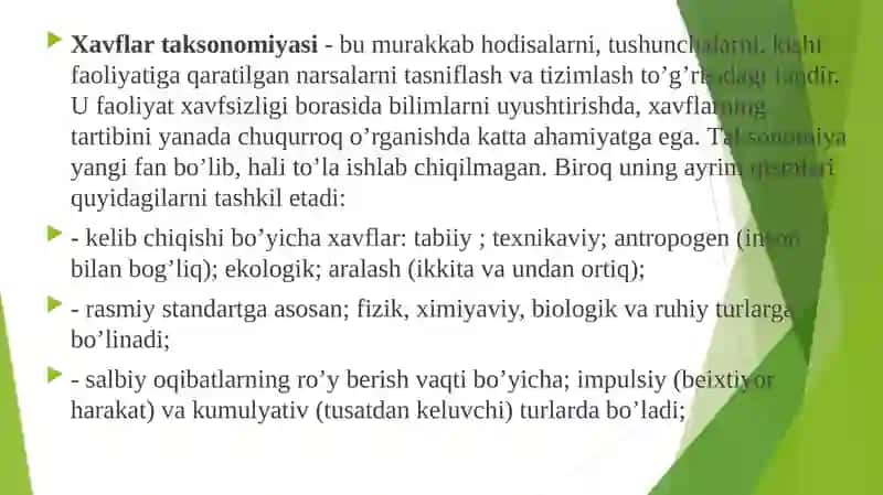 Xavflar va Tavakkal Nazariyasi 4