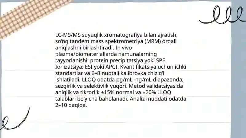 Dorilarning biosamaradorligini o‘rganishda ishlatiladigan instrumental asboblar va ularni ishlash mexanizmi 4