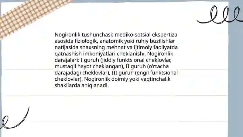 "Nogironlarni ijtimoiy himoya qilish to'g'risida"gi qonun 4