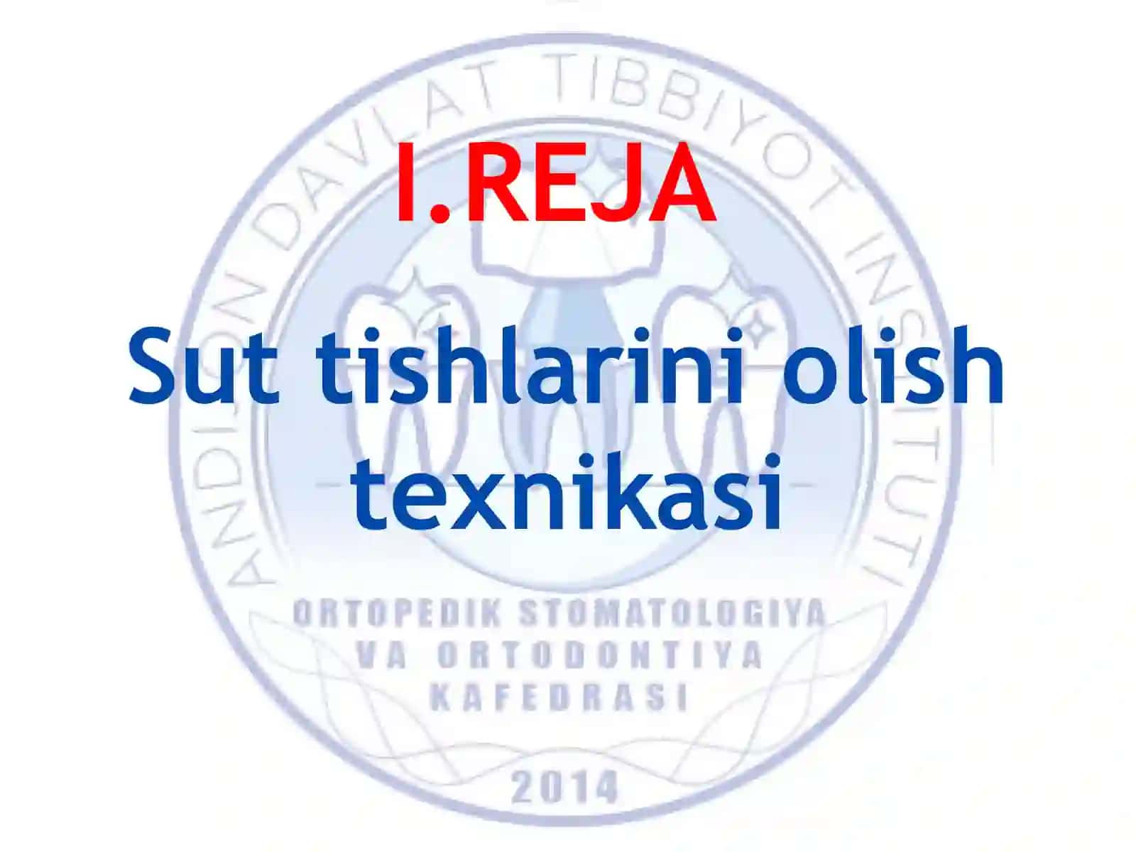 TISHLARNI ERTA OLINISHI NATIJASIDA YUZAGA KELISHI MUMKIN BO’LGAN ASORATLAR 4
