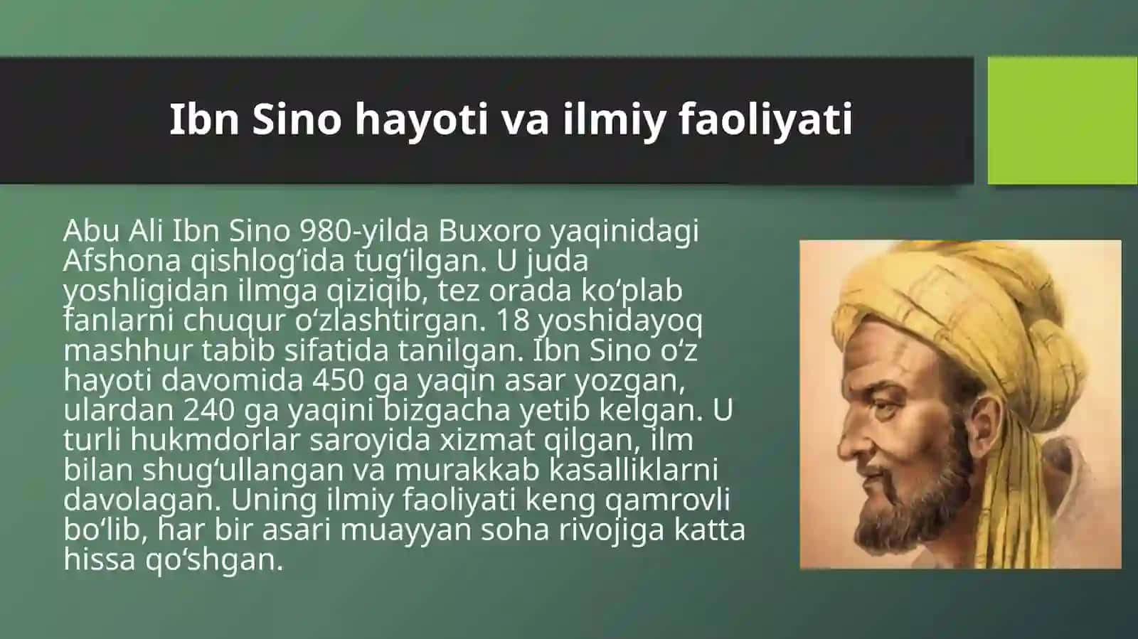 Abu Ali Ibn sino asarlari bibliografiyasi 4