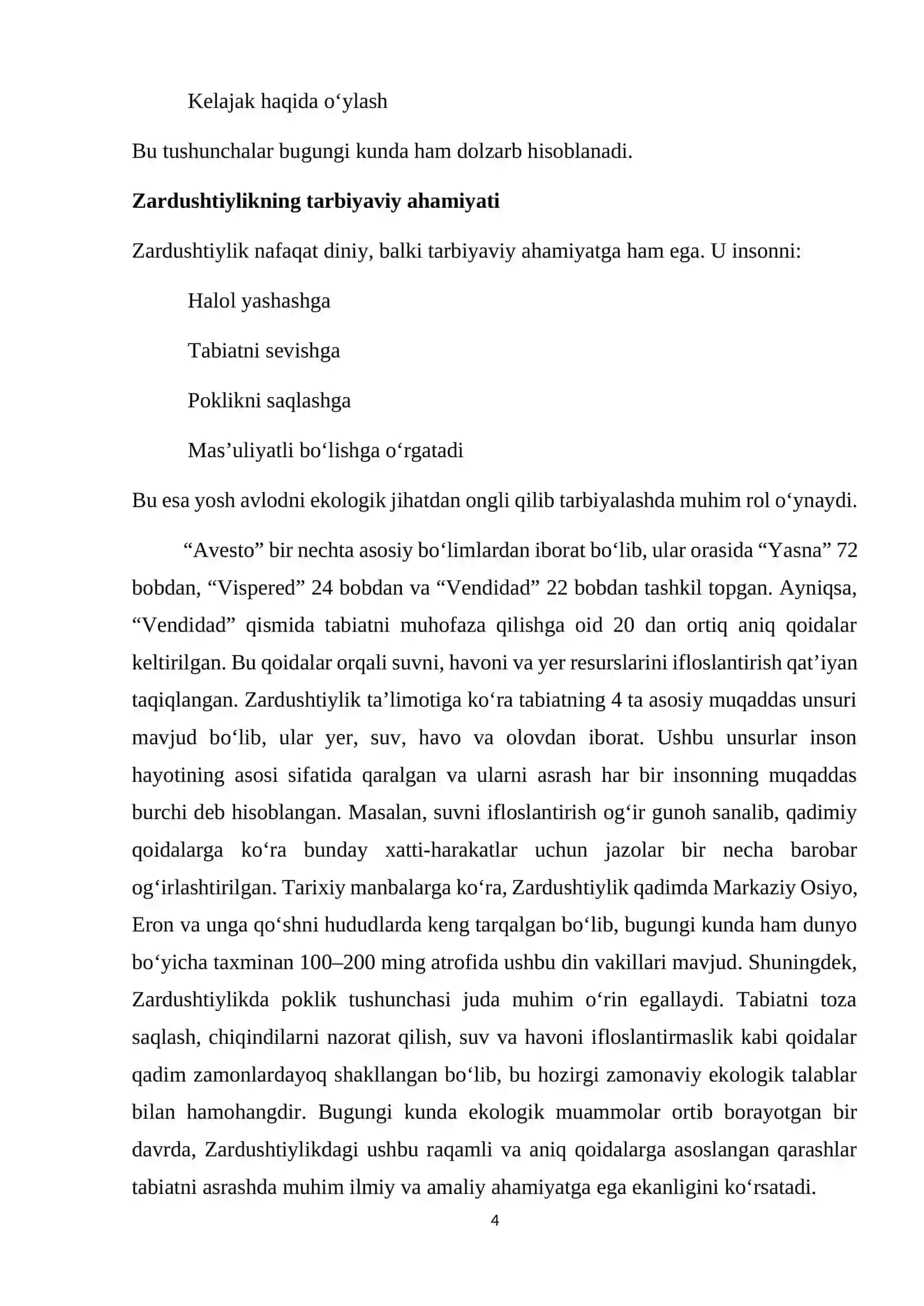 ZARDUSHTIYLIKDA TABIATNING ULUG‘LANISHI (QUYOSH VA YORUG‘LIK TIMSOLIDA) 4