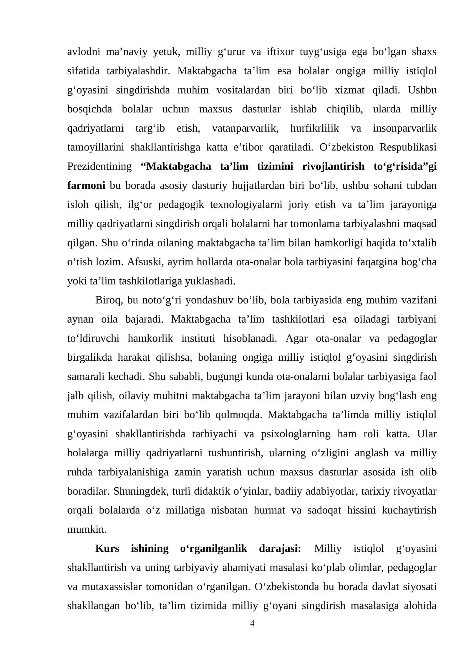 MILLIY ISTIQLOL G‘OYASINI SHAKLLANTIRISHDA OILA VA MAKTABGACHA TA’LIM HAMKORLIGI 4