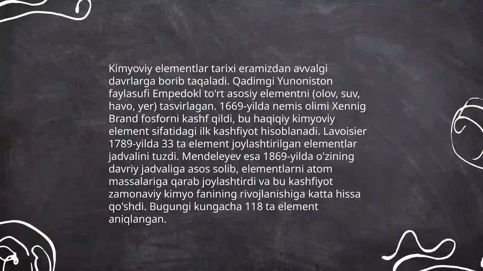 Kimyoviy elementlar 4