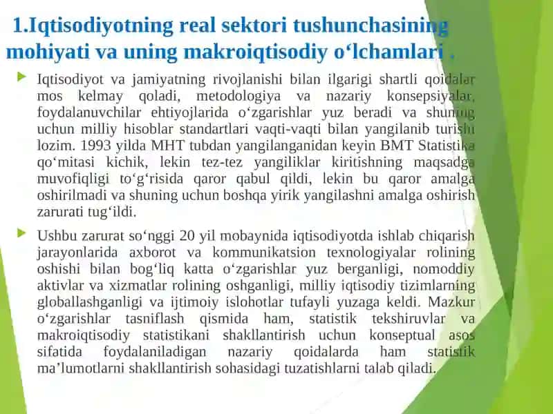DINAMIK MAKROIQTISODIY TAHLILDA REAL SEKTOR 4