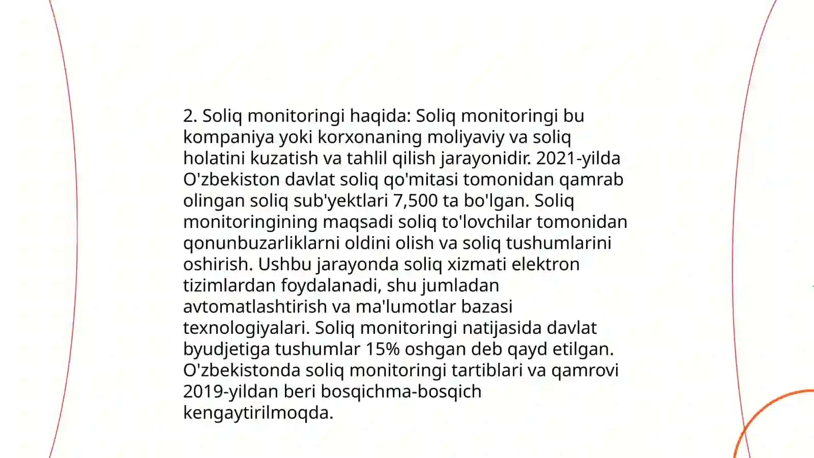 Soliq organlari nazorat faoloyatini tashkil qilishning shakllari 4