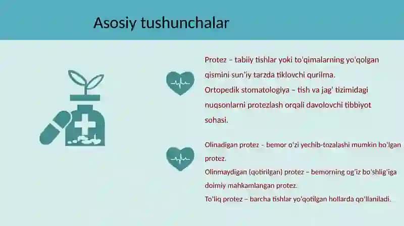 Protezlash. protez turlari 4