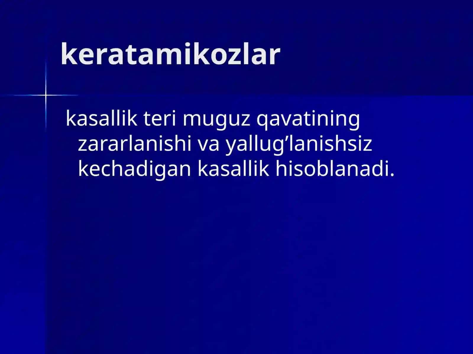 Teri-tanosil kasalliklari 4