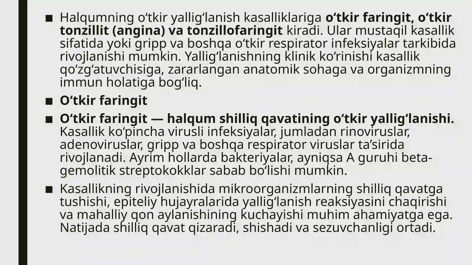 Halqumning patologiyalari 4