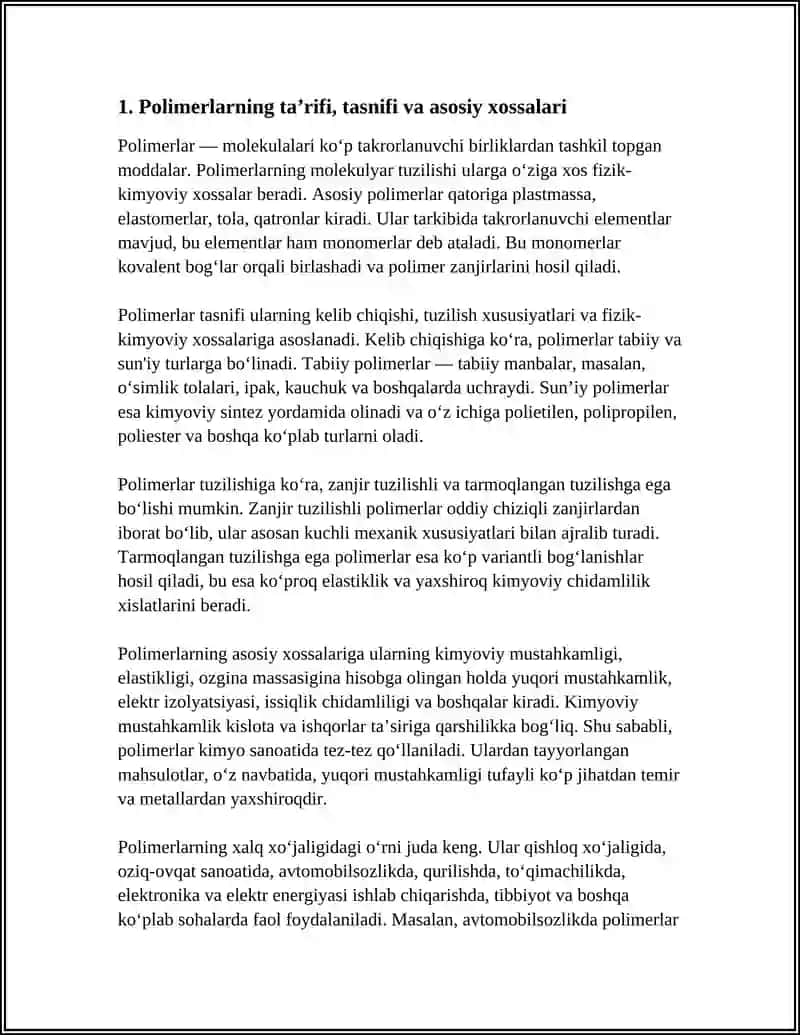 POLIMERLAR 4