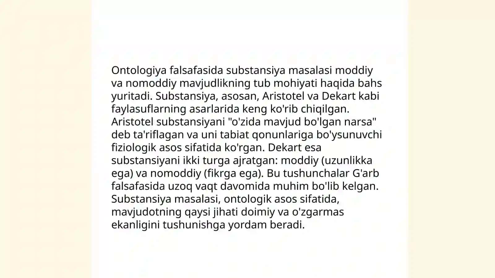 Borliq (ontologiya) va rivojlanish falsafasi 4