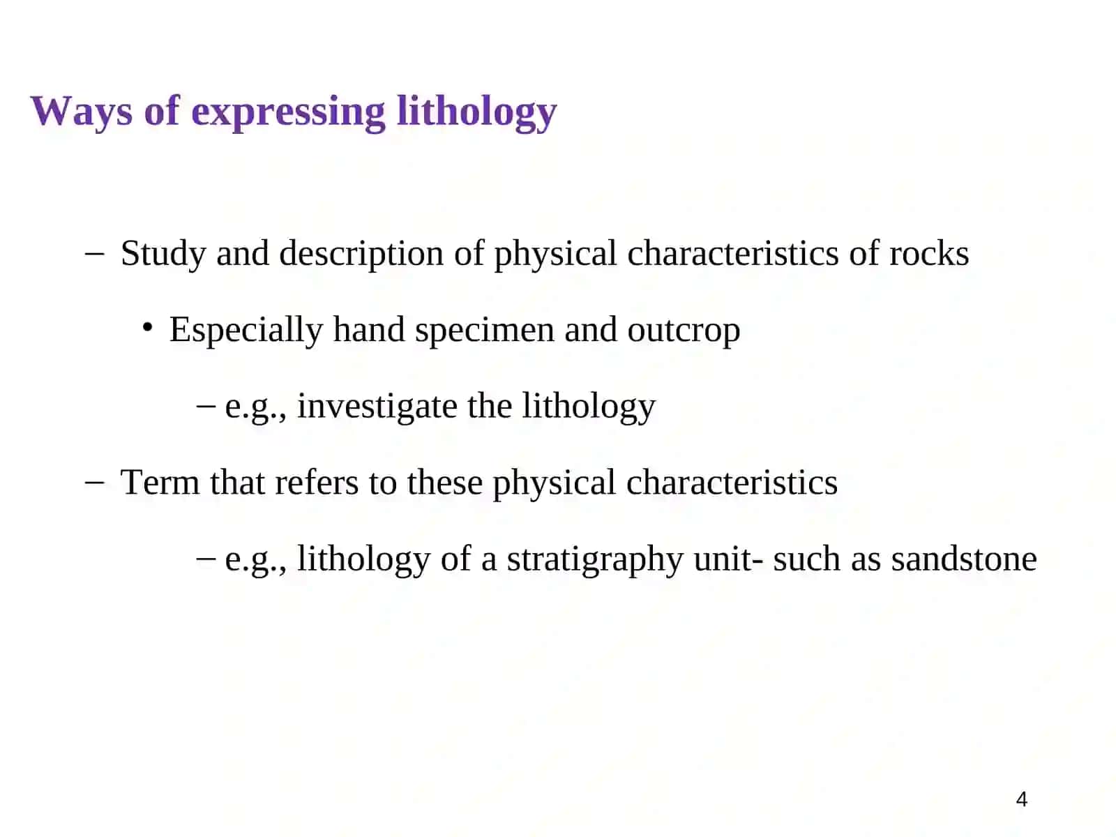 Classification and Nomenclature of Stratigraphic Units 4