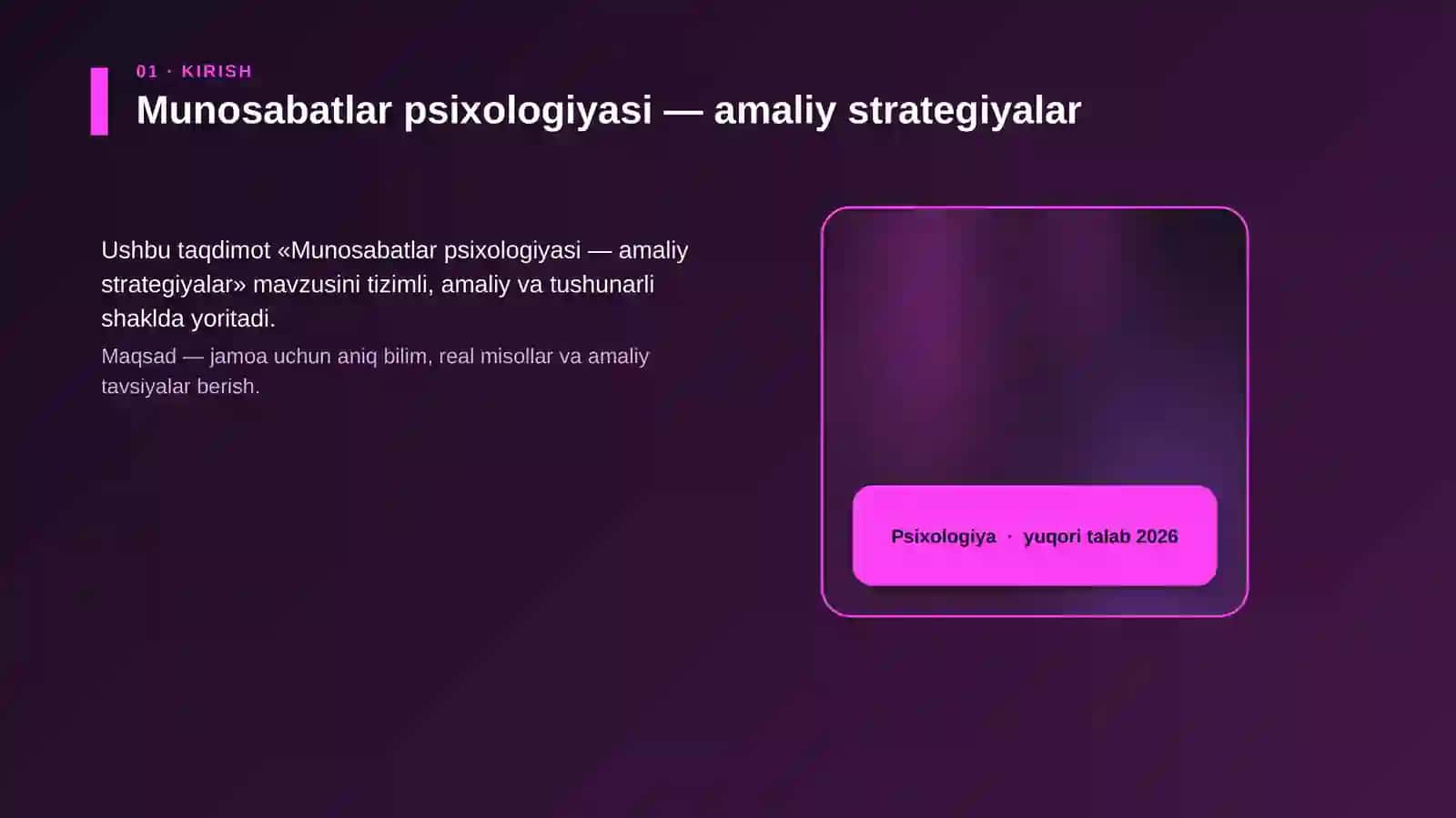 Munosabatlar psixologiyasi — amaliy strategiyalar 4