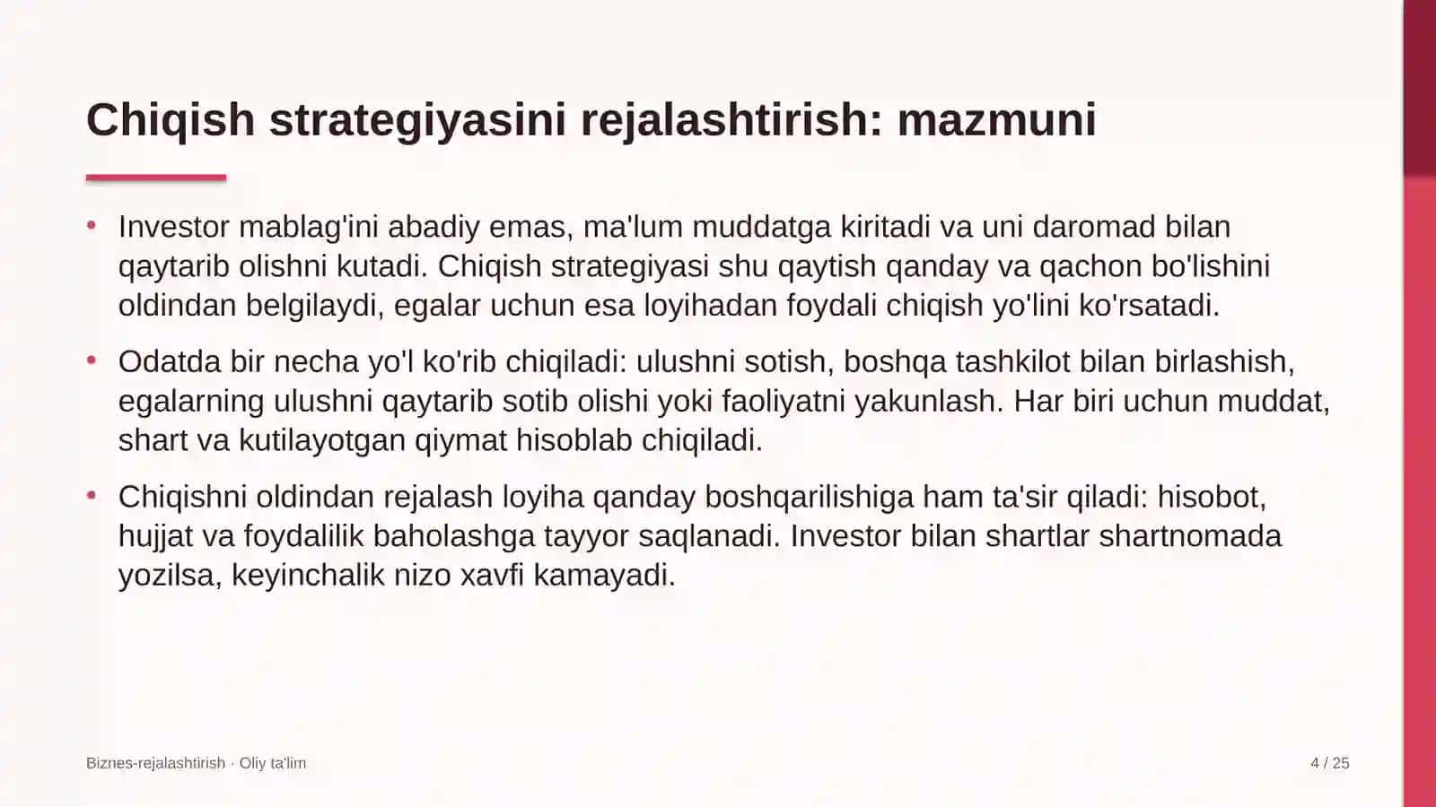 dezinfeksiya xizmatlarida chiqish strategiyasini rejalashtirish 2676 4