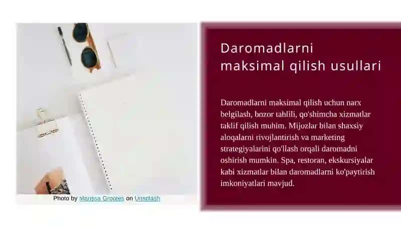 Qo’llaniladigan mehmonxonalar daromadlarini boshqarish bo’yicha eng yaxshi strategiyalar 4