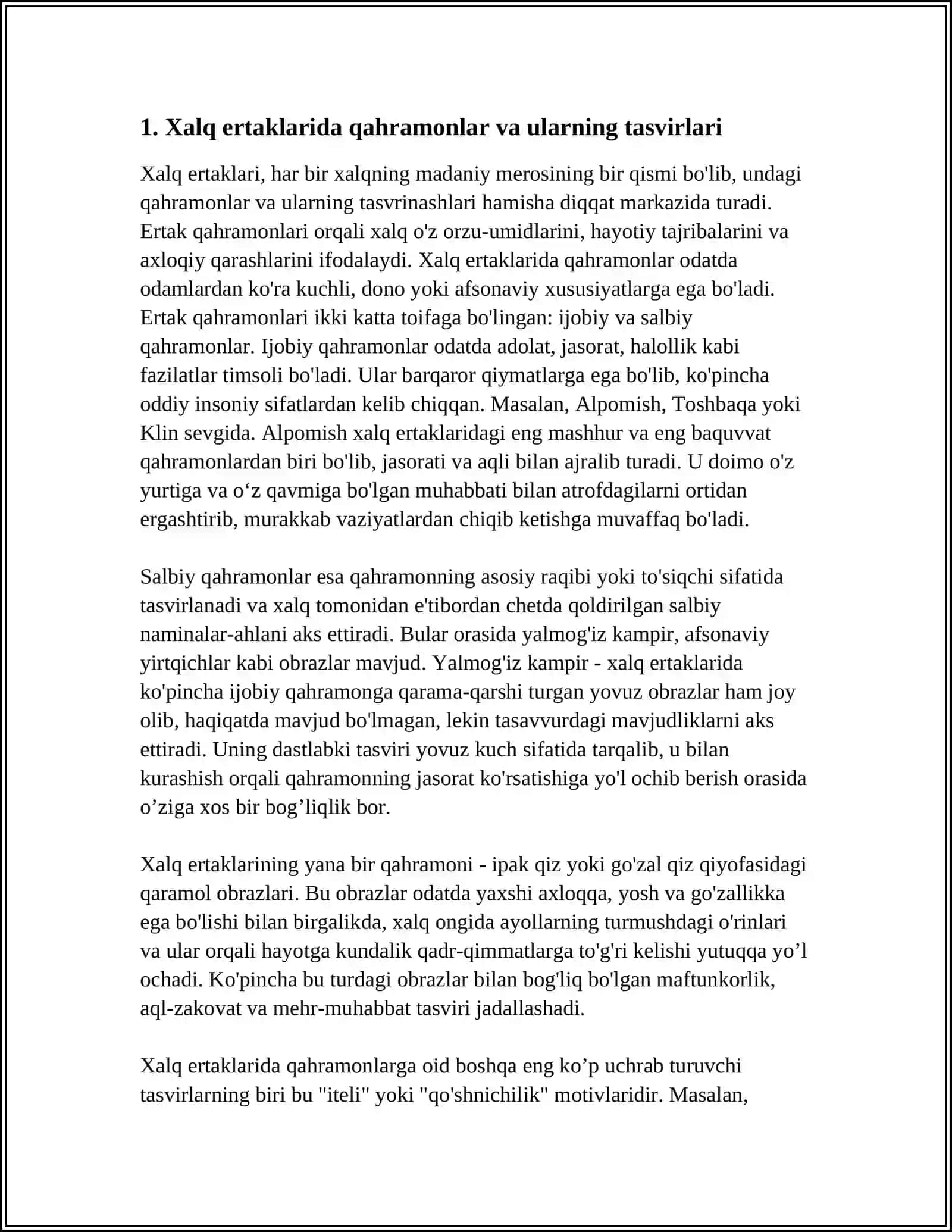 XALQ ERTAKLARINING TASNIFIDAN KELIB CHIQIB RASMLI ALBOM YARATISH 4