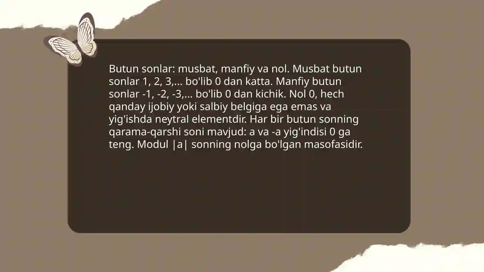 Tartib va miqdor butun sonlar sanash sanashning turli tizimlari 4