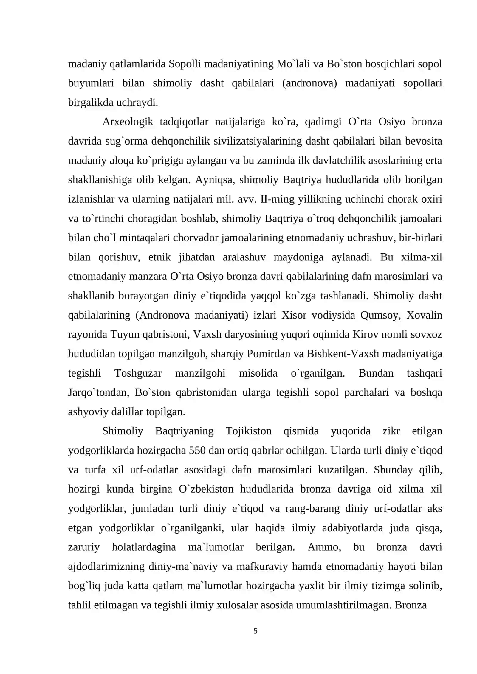 MUNDARIJA 4