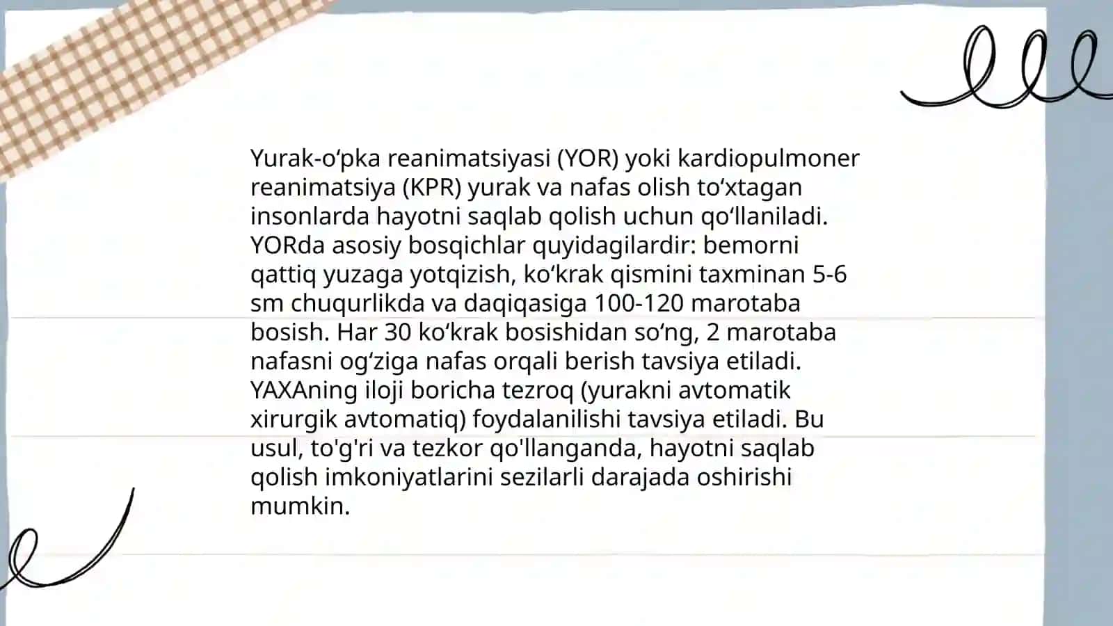 Ofatdan keyingi zudlik bilan tibbiy yordam 4