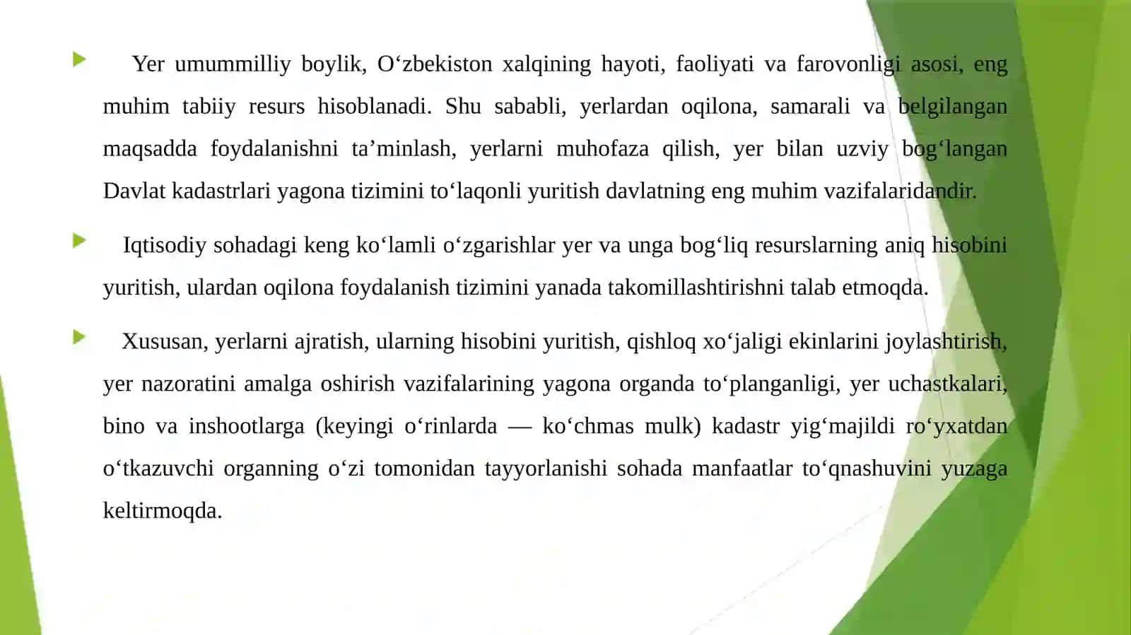 Davlat yer kadastr tushunchasi va yuritish tartibi 4