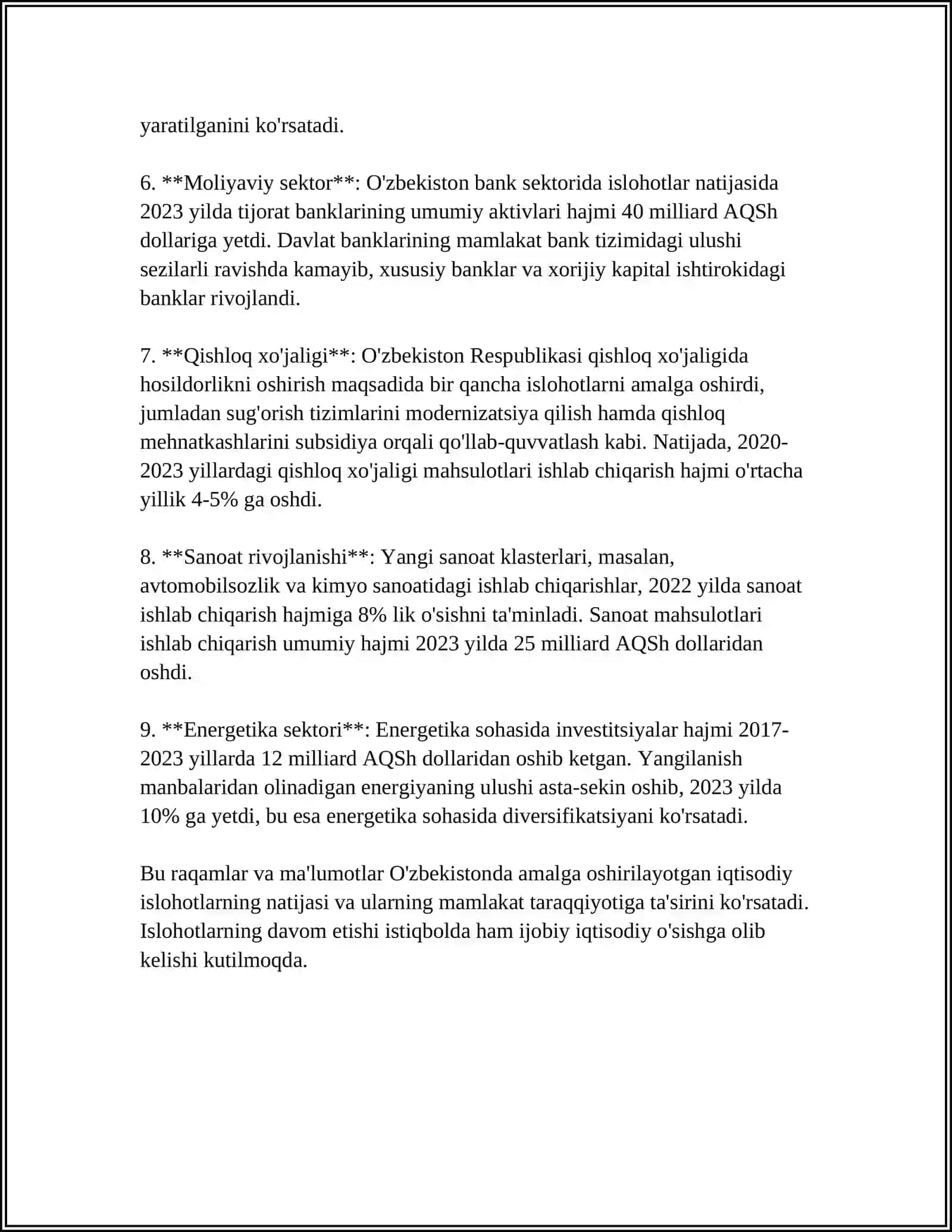 HOZIRGI ZAMON IQTISODIY QARASHLARI EVOLYUTSIYASI YANGI O'ZBEKISTON IJTIMOIY IQTISODIY SIYOSATI VA STRATEGIYASI 4