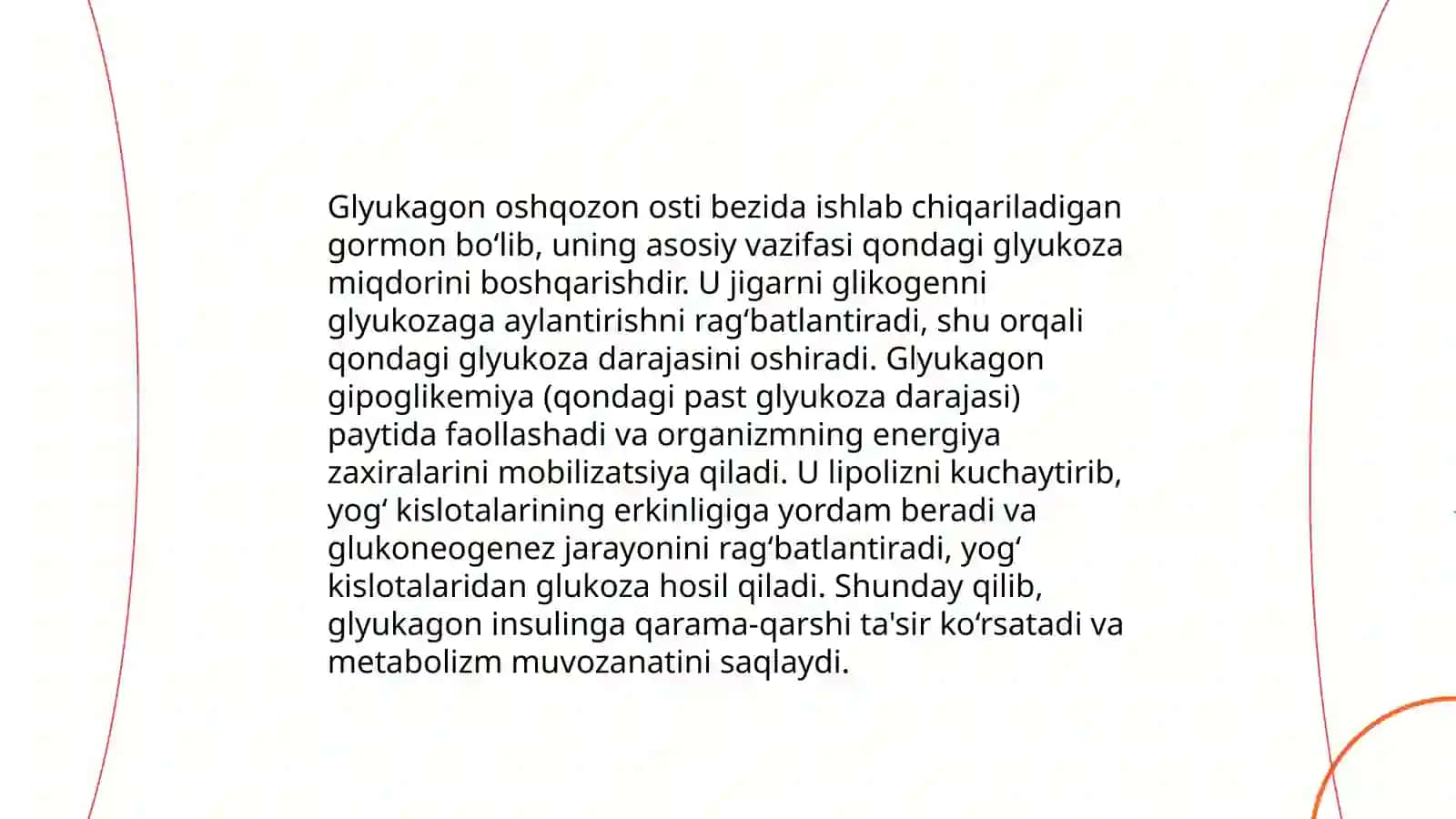 Insulin va Glyukogonning Metabolik Jarayonlardagi Roli 4