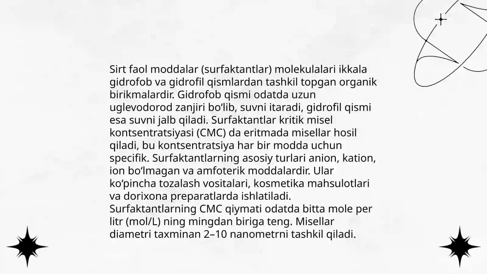 Sirt faol moddalar 4