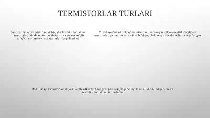 Termistorlar 4