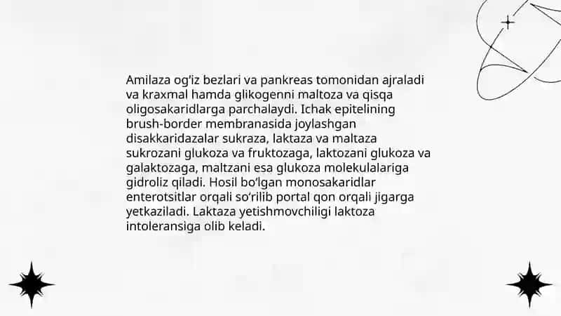 Karbonsuvlar almashinuvi 4